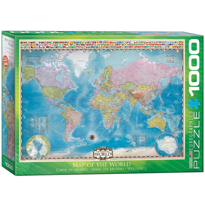 EuroGraphics Map of The World Puzzle (1000-Piece)