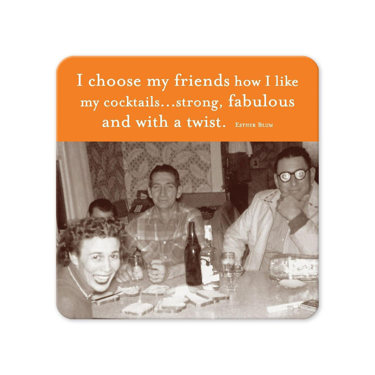 Shannon Martin Design Drink Coaster, 3.75-Inch, Multicolor