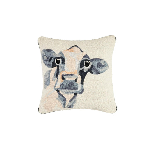 Mud Pie Pillow, 18 inches by 18 inches, Taupe