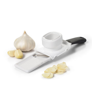 OXO Food Slicer, White, Garlic Slicer