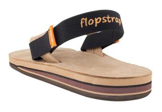 V-TOE SOCKS Sandal, Medium, Black
