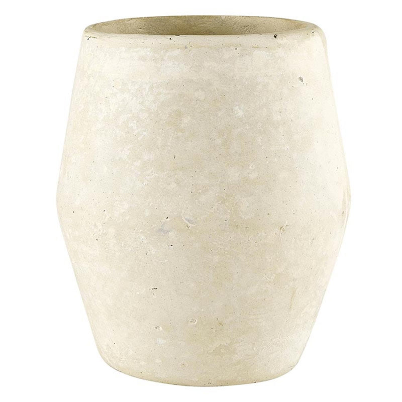 Santa Barbara Design Studio Pure Design Modern Paper Mache Vase for Home Décor, Small, Natural