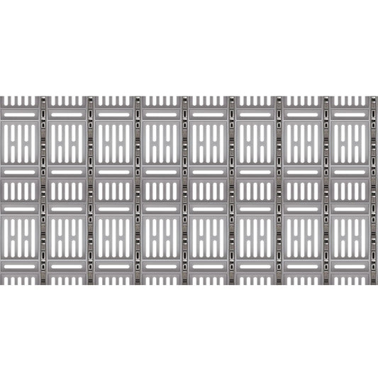 Beistle Party Supplies Space Station Backdrop, 4' x 30', Gray/Black/White
