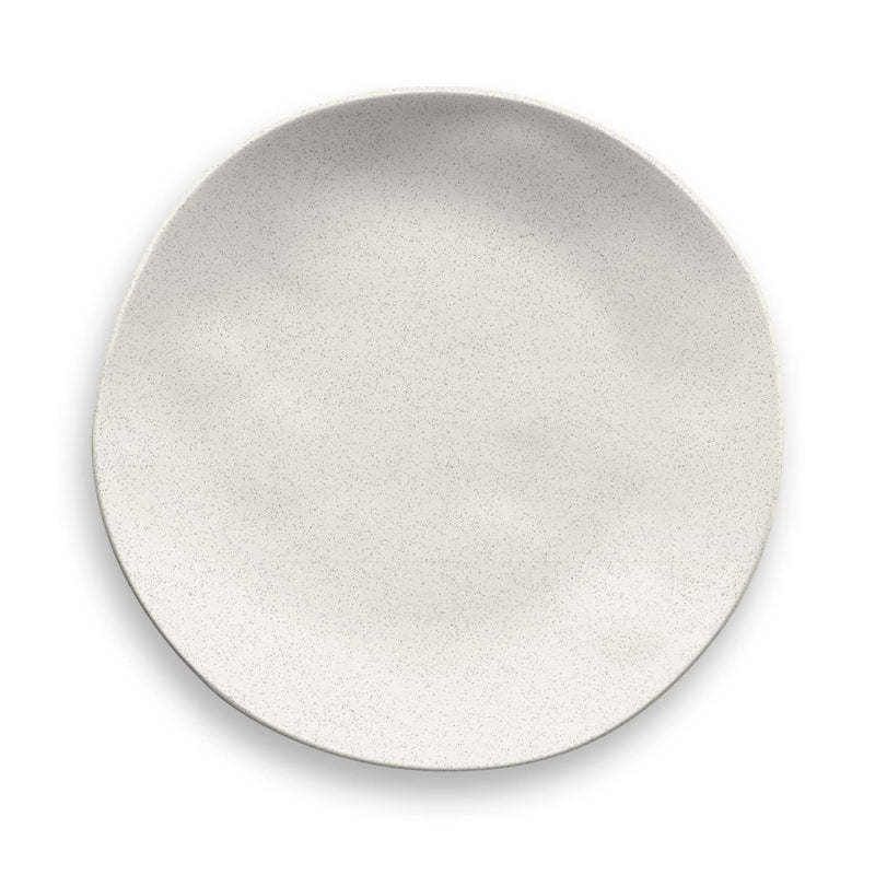 TarHong Organic Wheat Polypro Dinner Plate, Microwaveable, Shatterproof, Indoor/Outdoor, 10.6-Inch Diameter, Cream, Set of 6