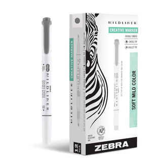 Zebra Pen Marking Pen, 1 Count (Pack of 12), Dark Gray