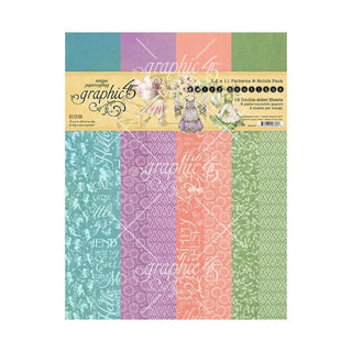 Graphic 45 Sheet Paper, 8.5x11, Multicolor