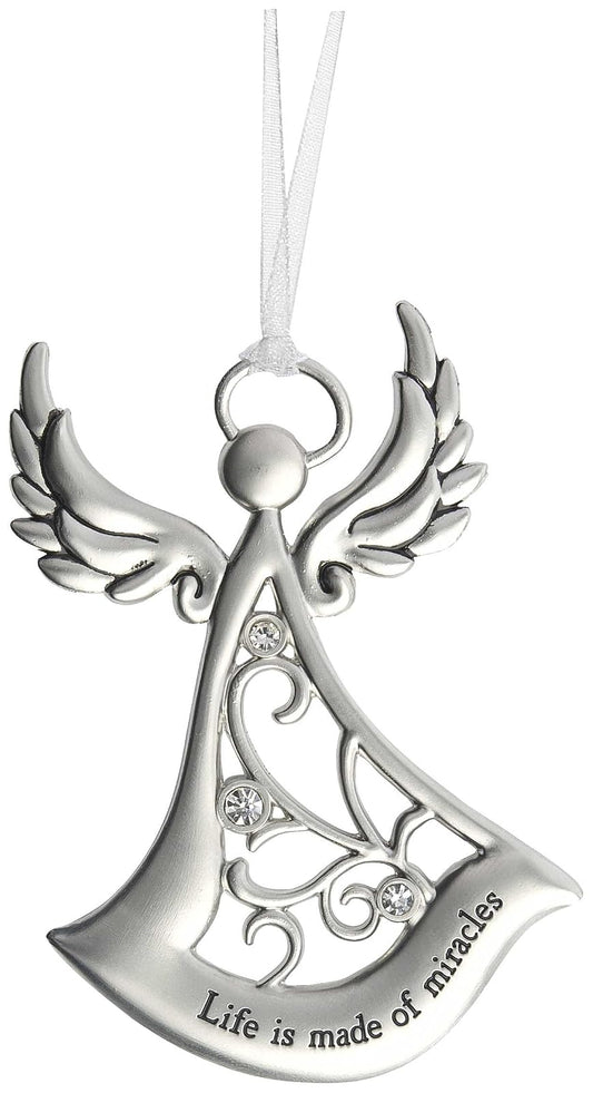 Ganz Angels By Your Side Ornament - Life is made of miracles