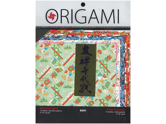 Yasutomo Y&C YAS4341 Origami Paper 5 7/8" Yuzen Sq