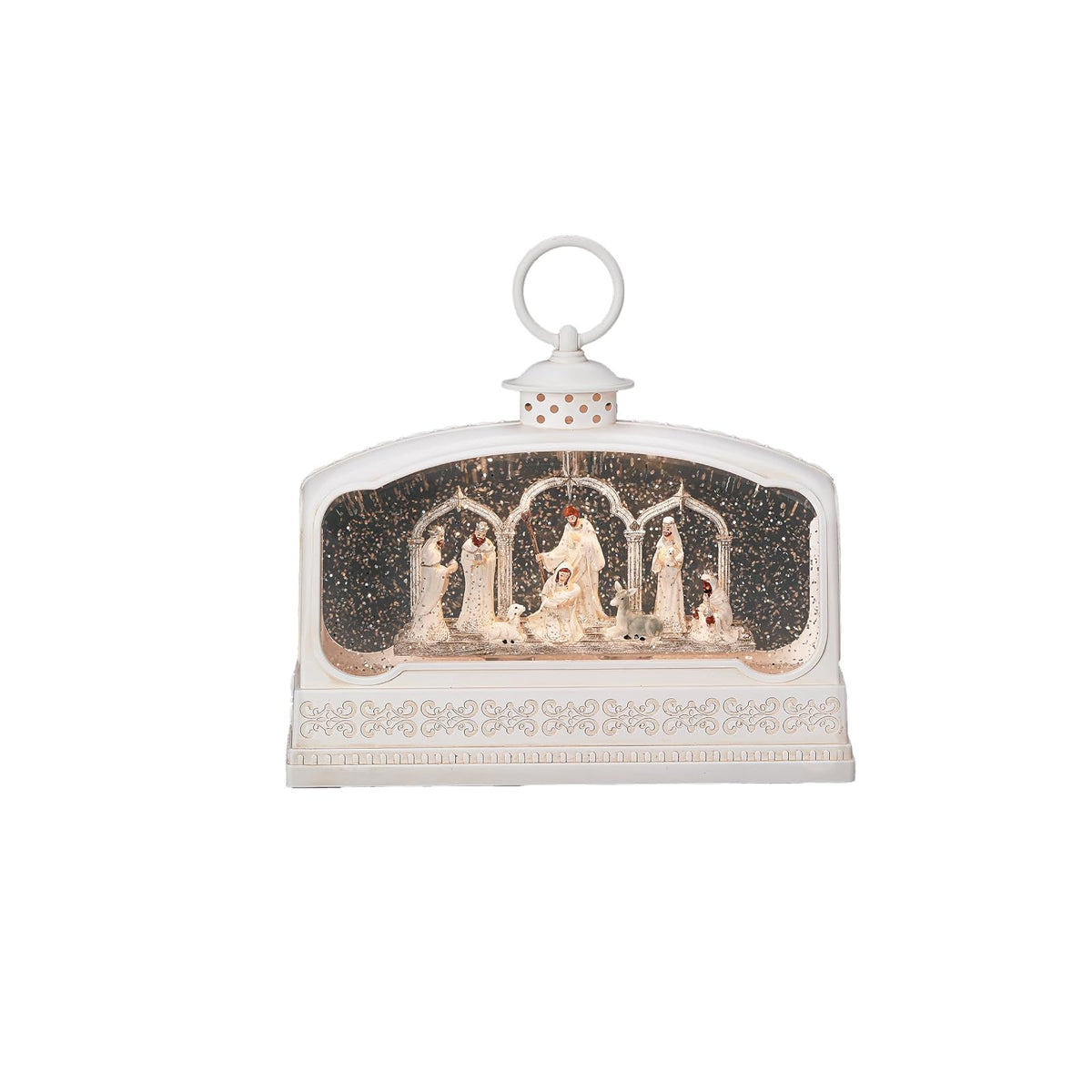 Roman Hanging Ornament, White