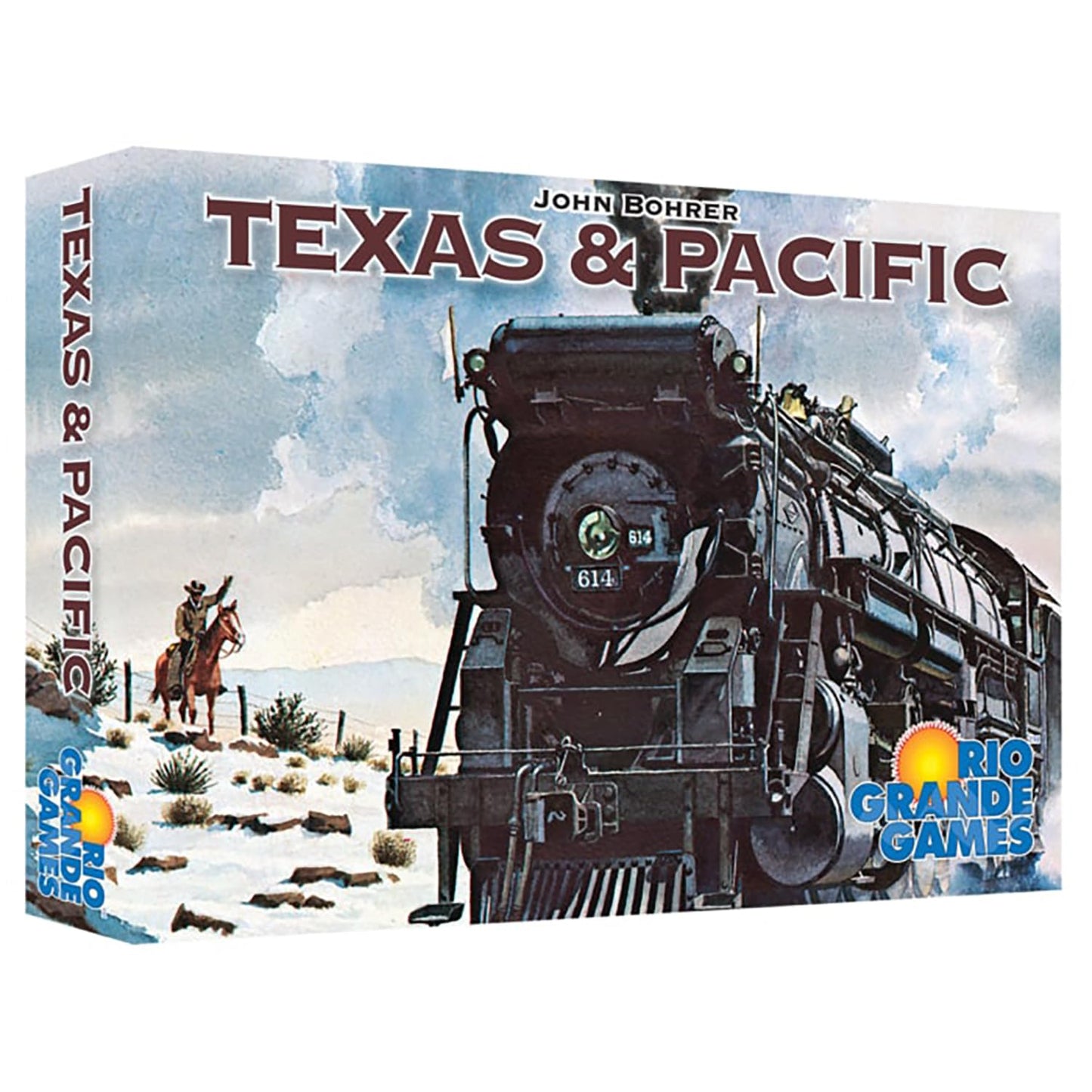 Texas & Pacific - Railway Board Game, Set in 19th-Century Midwest & Texas, Investors & Ranchers Train Game, Rio Grande Games, Ages 14, 2-6 Players, 30-60 Minute Playing Time