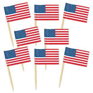 Beistle Cake Topper, 2.5", Red/White/Blue