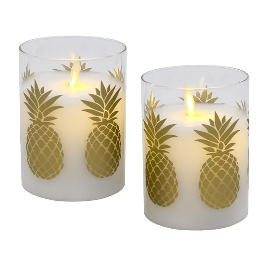 Lumabase Candle, 3 inches, Gold