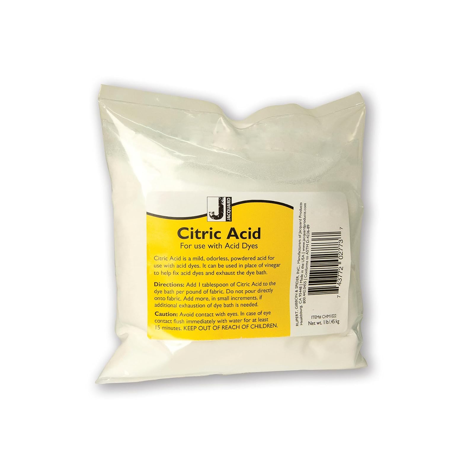 Jacquard Products Citric Acid, 1-Pound