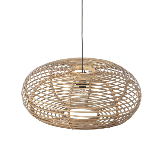 Park Hill Collection ELH16003 Large Kailani Rattan Pendant Light, 27.5-inch Length