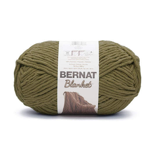 Spinrite Yarns (CA) Bernat Blanket Yarn, Olive