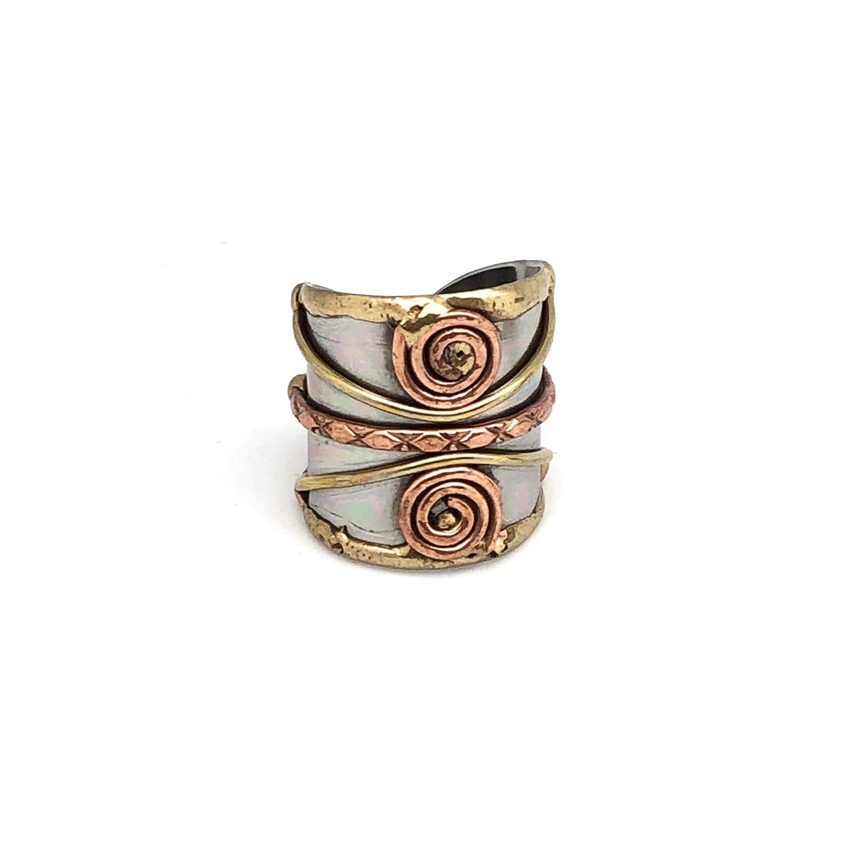 Anju Ring, One Size, Copper,Brass