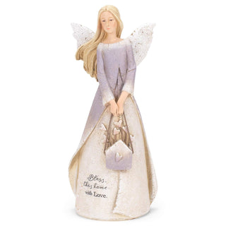 Roman 8.5" H Bless This Home Angel Karen HAHN Angel