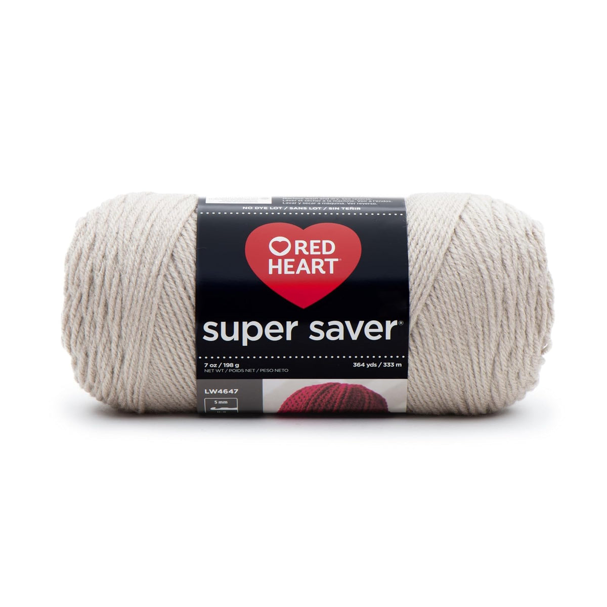 Red Heart Yarn, 1-Pack, Oatmeal