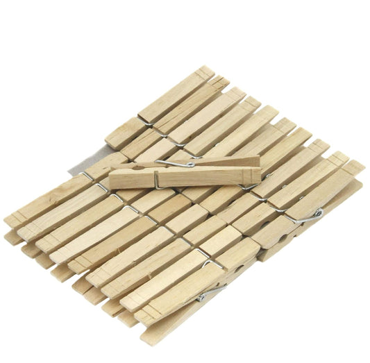 Chef Craft 21394 Select Birch Wood Clothes Pins, 20 pieces, Natural