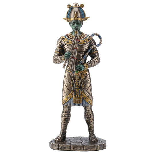 Unicorn Studio Veronese Design Osiris Ancient Egyptian God of The Dead Bronze Finished Statue
