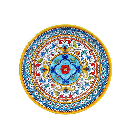 Certified International 28183 Portofino Round Platter, Melamine Heavy Weight, 650 Grams, 14-inch Diameter