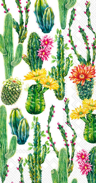Boston International Disposable Napkin, 16-Count Guest Size, Exotic Garden