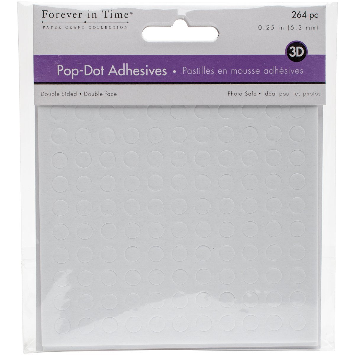 Multicraft Imports Sticker Decal, 0.25", White