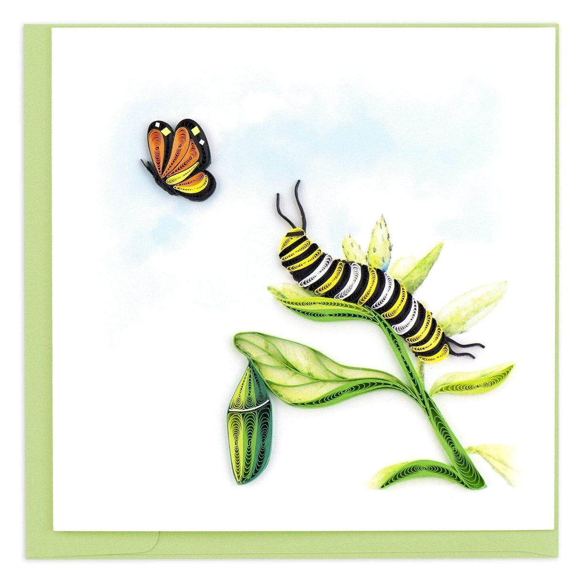 Quilling Card Greeting Card, 6x6 Inch, Multi
