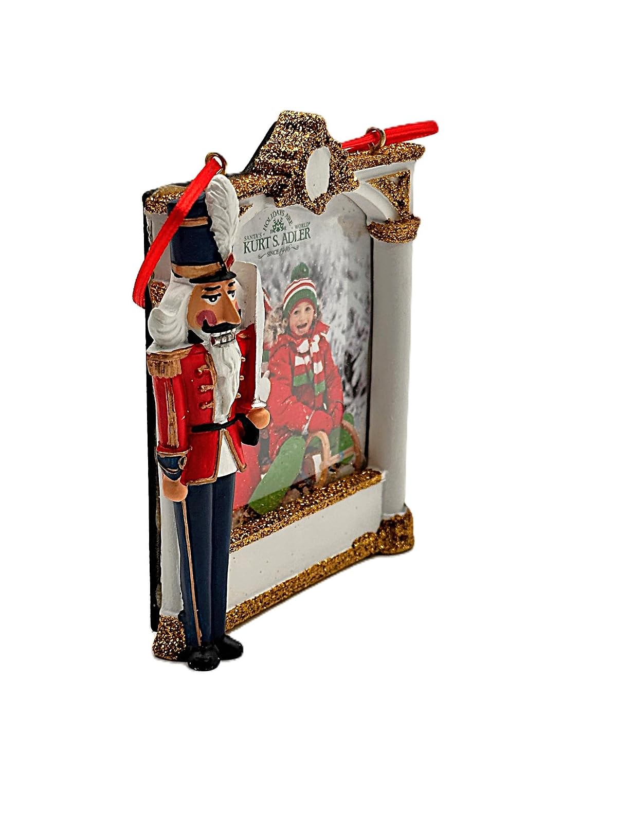 Kurt Adler Nutcracker Soldier Picture Frame Ornament