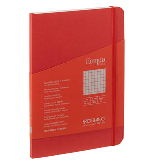 Fabriano Blank Book, A5 - 5.8" x 8.3", Red