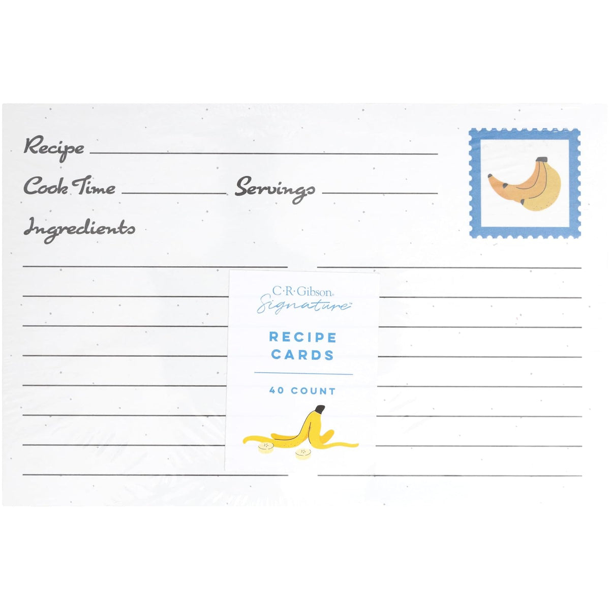 C.R. Gibson Card Stock, 4" x 6", Recipe Cards