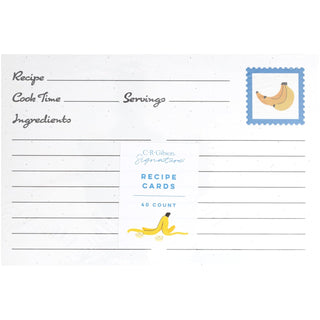C.R. Gibson Card Stock, 4" x 6", Recipe Cards