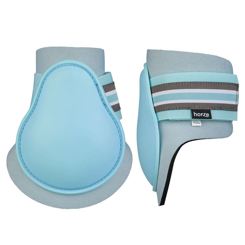 HORZE Adepto Fetlock Boots - Canal Blue - Cob