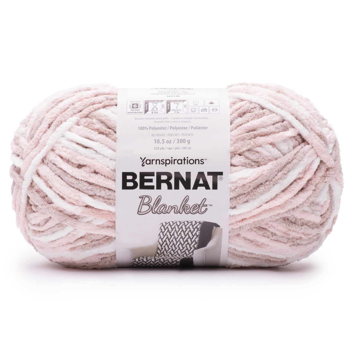 Spinrite Yarn, Bulky, Salmon Sand Varg.