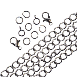John Bead Jewelry Finding, 5mm, Nickel