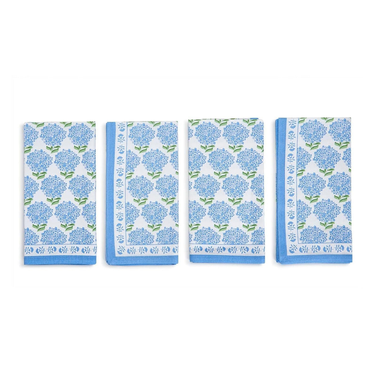 Two's Company Cloth Napkin, 4.5x4.5 in, Hydrangea