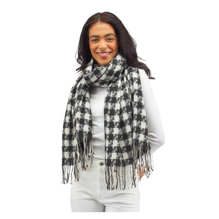 Two's Company Scarf, White