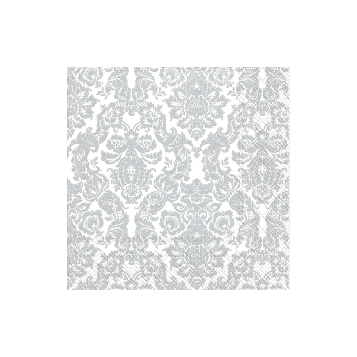 ihr SINCE 1977 Disposable Napkin, 5" X 5", Silver