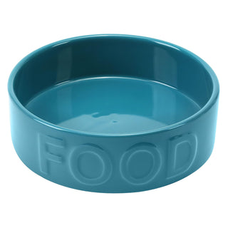 Park Life Designs Pet Feeder, Grey, Azure