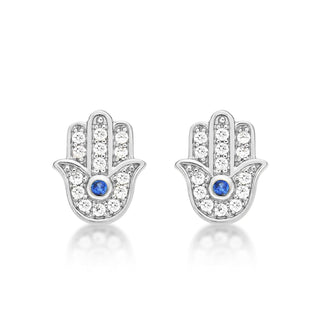 Diamond Treats Earring, 9 millimeters, Silver
