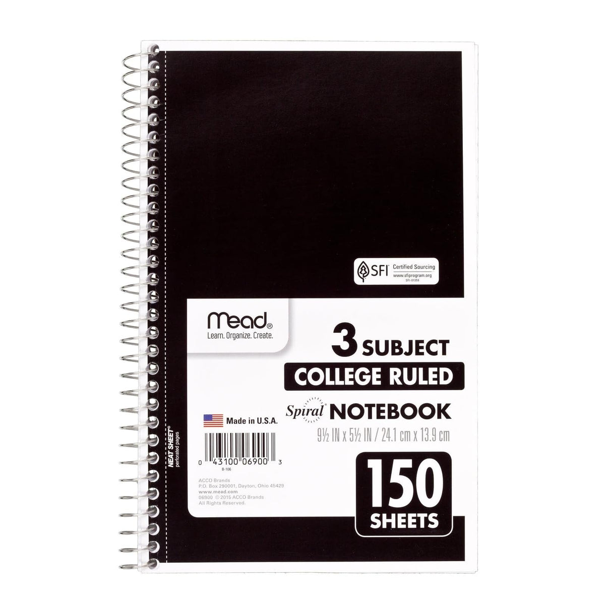 Mead Blank Book, Small, ASSORTED