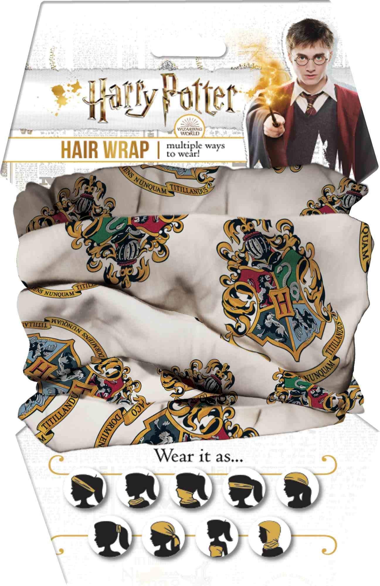 Spoontiques Hogwarts Crest Hair Wrap, Multifunctional Headwear