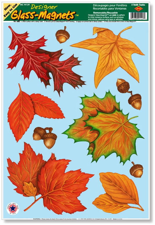 Beistle Fall Leaf Clings Party Accessory (1 count) (10/Sh)