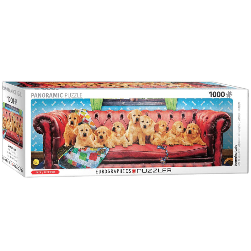 Eurographics Lounging Labs Panoramic Puzzle 1000 Pieces for Adults