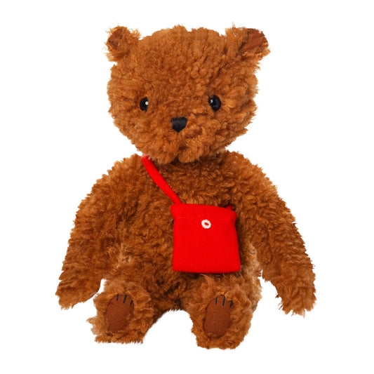 Manhattan Toy Imaginaries Bruno Bear 12" Children's Picture Book Stuffed Animal Companion
