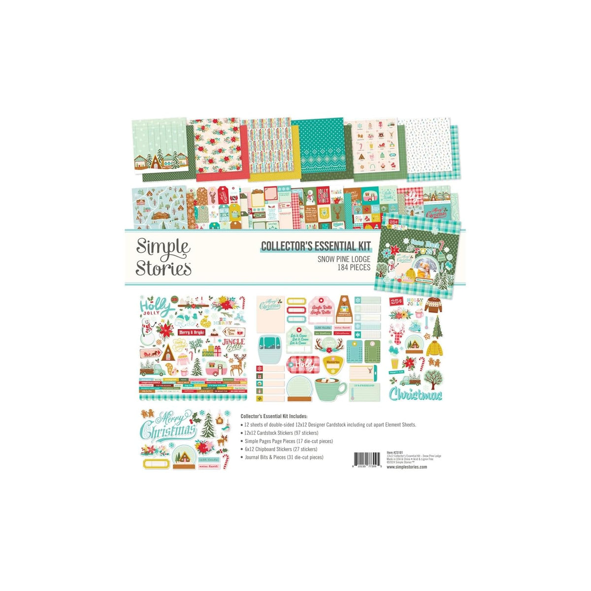 Simple Stories Art Craft Kit, 12x12 inches, Multicolored