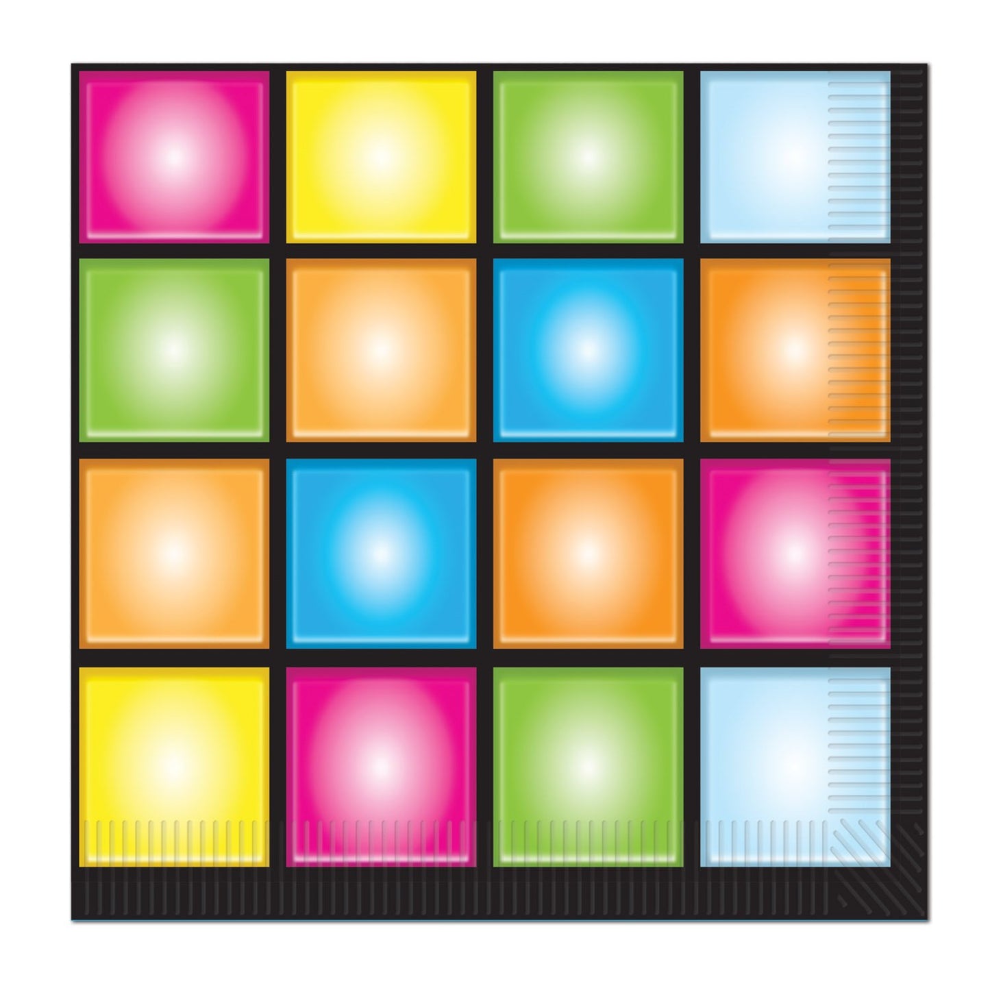 Beistle Disco Luncheon Napkin
