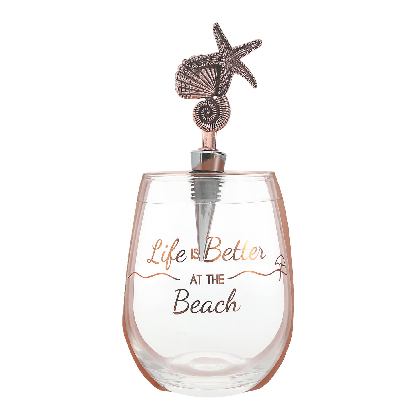 Beach Bottle Stopper Gift Set