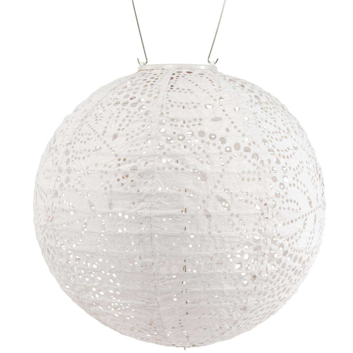 Allsop Electric Lantern, 12-inch, Porcelain White