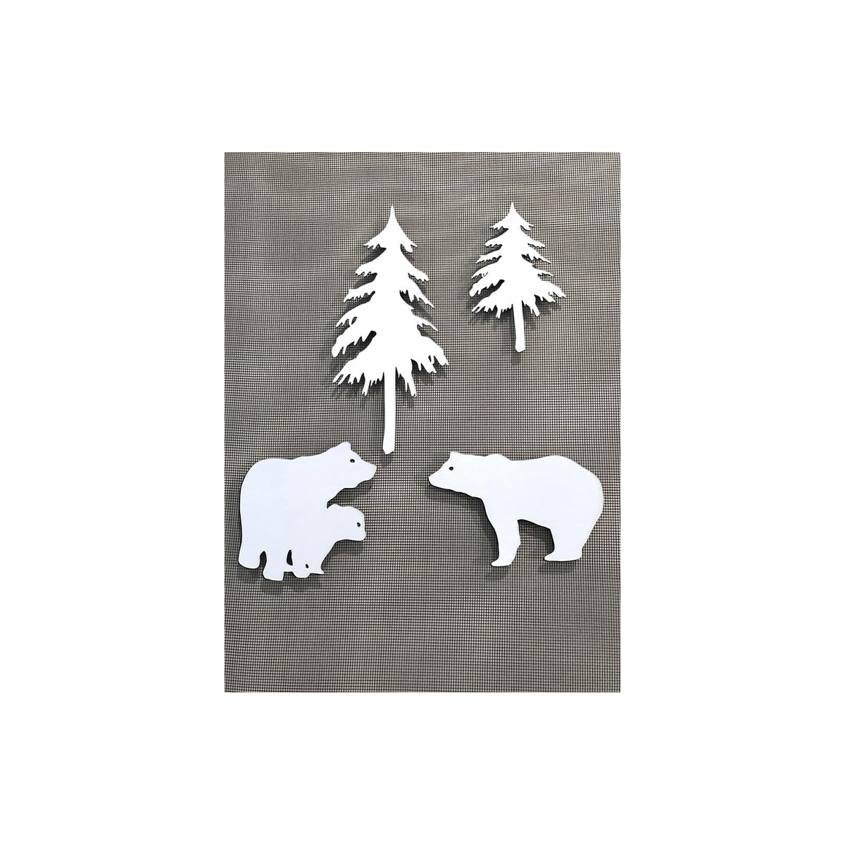 DCentral Decorative Magnet, 10" x 10", White